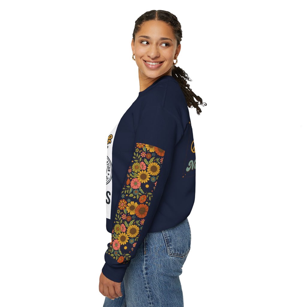 Peace, Love & Notarizations Cozy  Crewneck Sweatshirt ☮️❤️🖋️