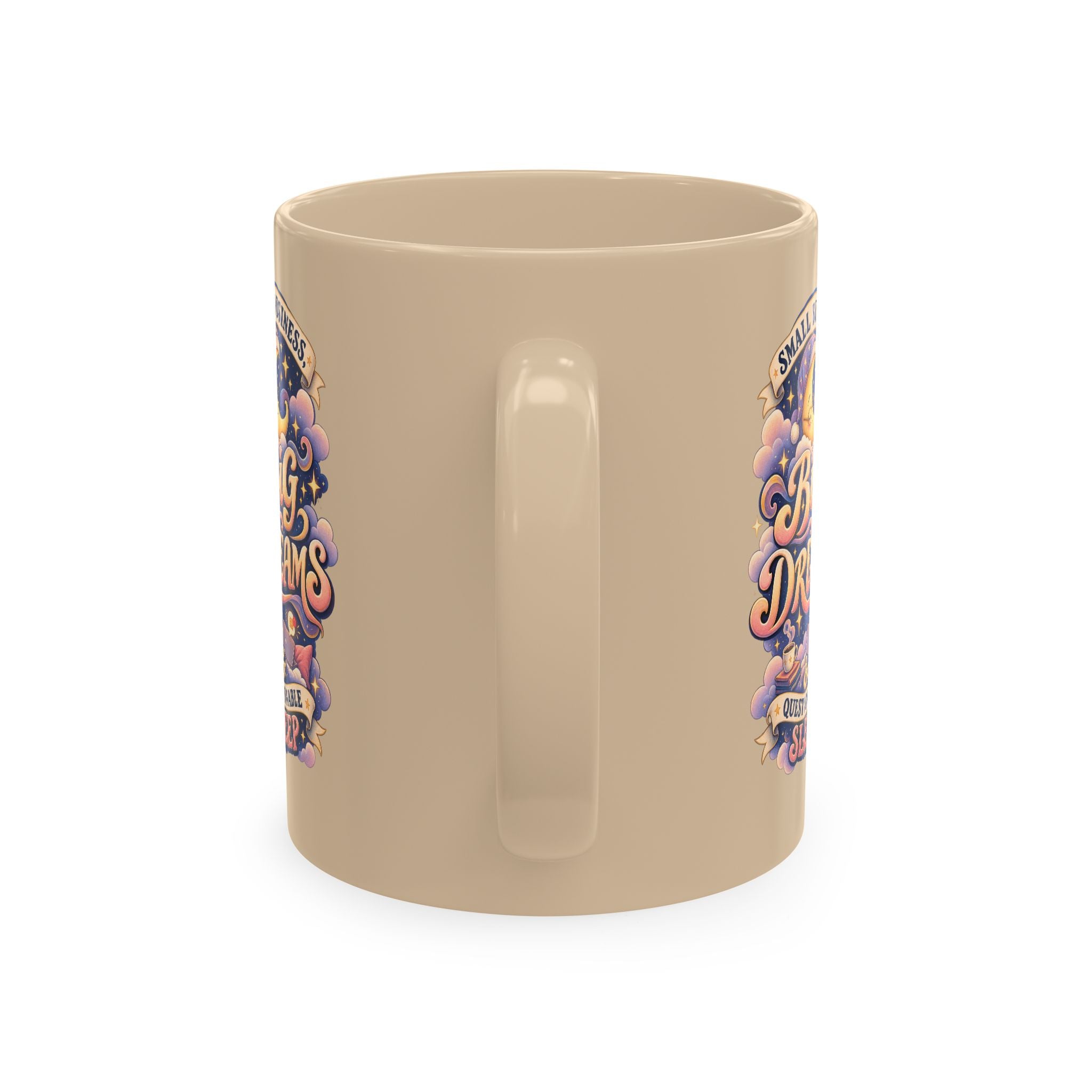 Small Business, Big Dreams & Questionable Sleep 11 oz Mug — Funny Entrepreneur Coffee Cup
