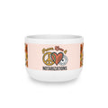 Peace, Love & Notarizations 25oz Ceramic Latte Mug ☕ — Retro Floral Coffee Cup for Notaries