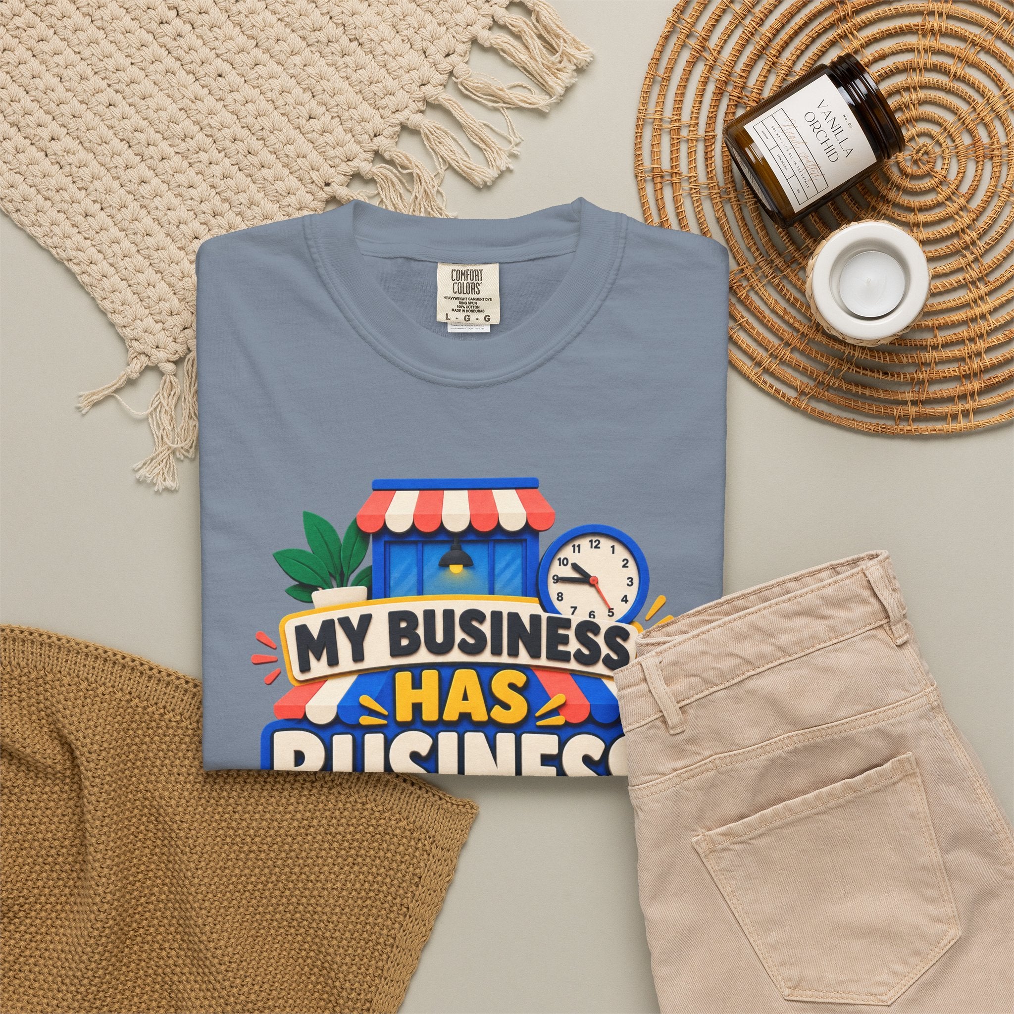 Funny Small Business Owner T-Shirt — “My Business Has Business Hours, I Do Not” Graphic Tee