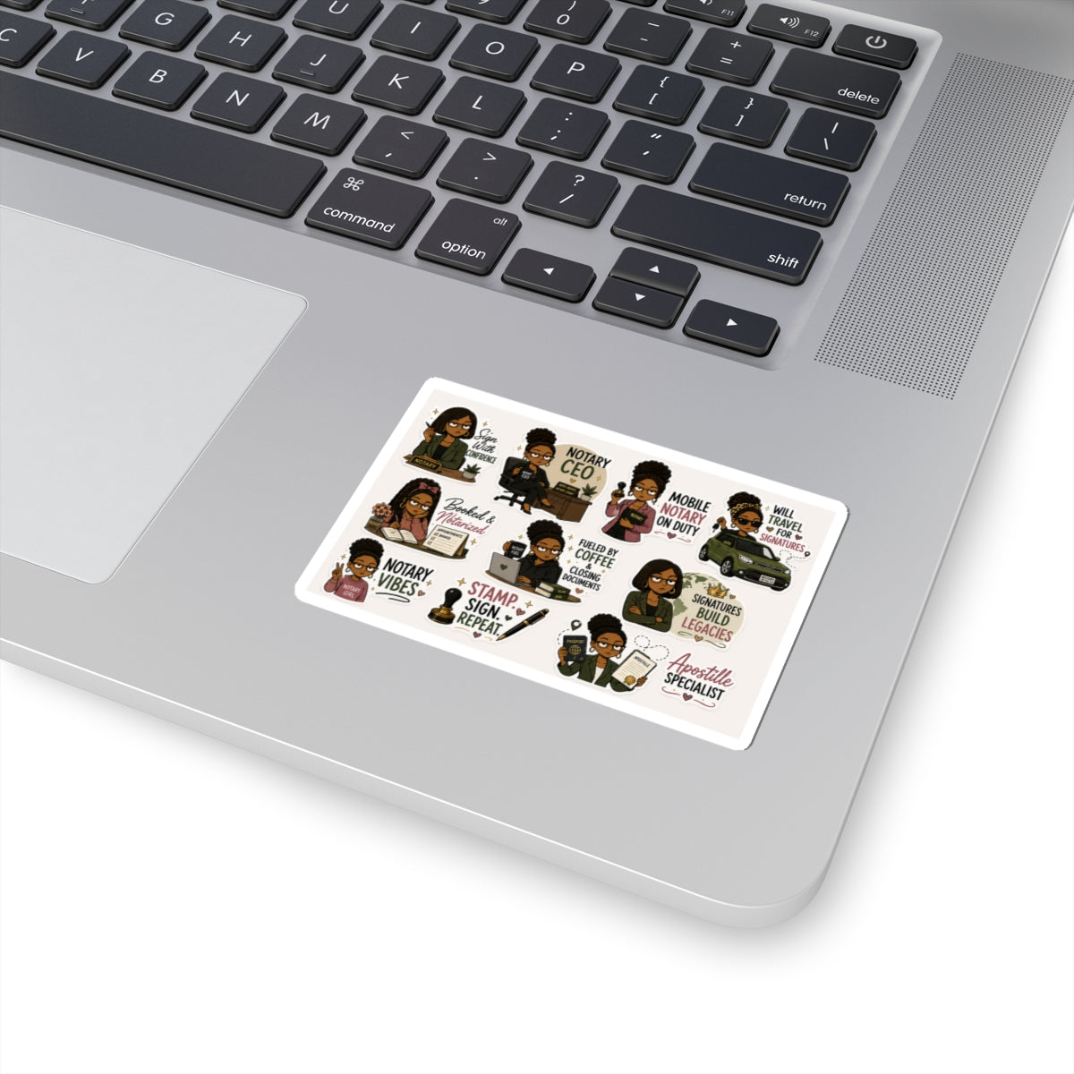😎 Unbothered CEO Collection | Funny Notary Vinyl Stickers