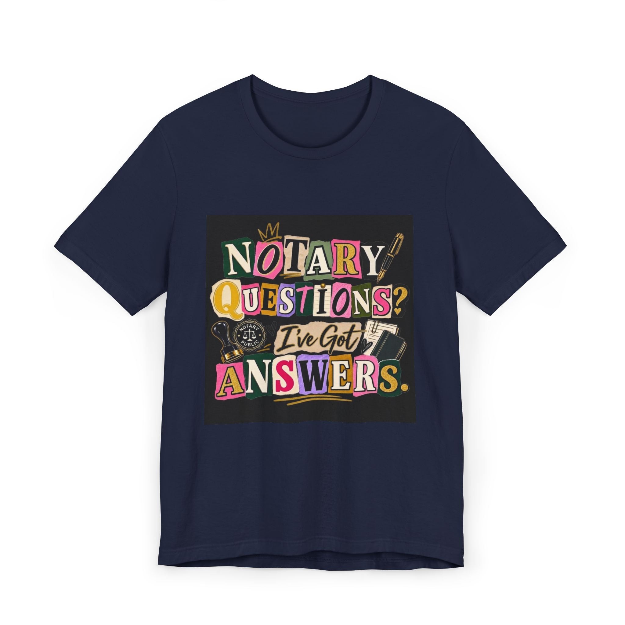 Peace, Love & Notarizations T-Shirt | Retro Notary Public Tee | Gift for Mobile Notaries & Loan Signing Agents
