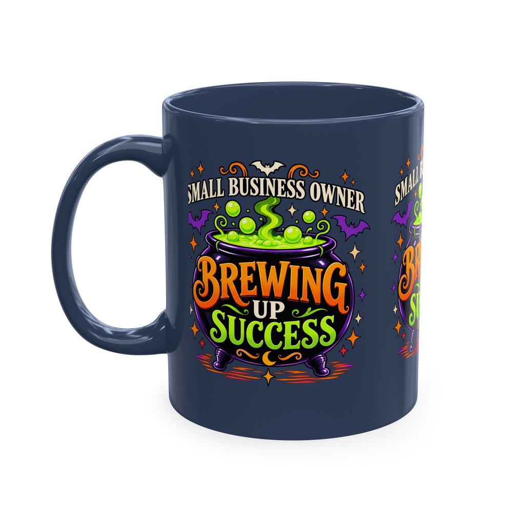 Brewing Up Success Mug | Small Business Owner Halloween Ceramic Coffee Cup