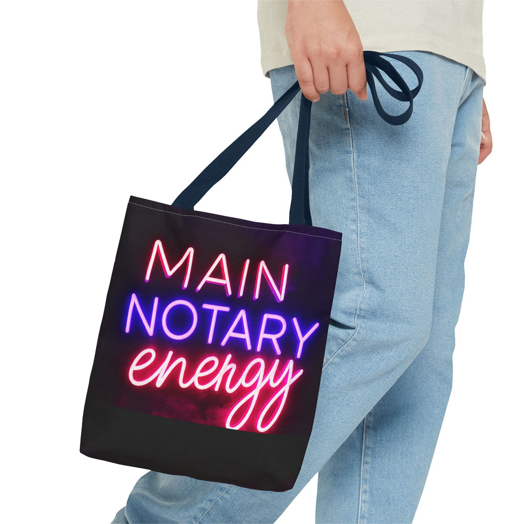 Main Notary Energy Tote Bag | Neon Notary Public Work Bag