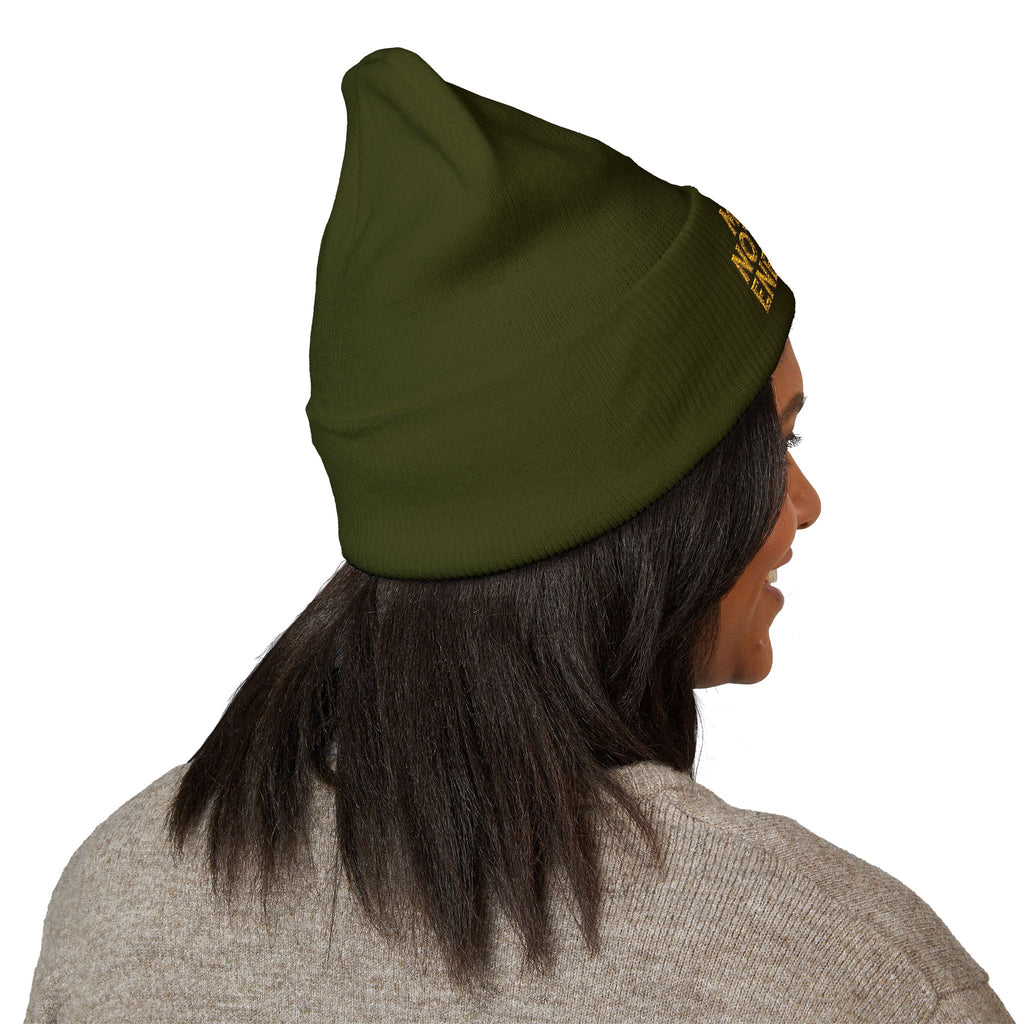 Main Notary Energy Embroidered Cuffed Beanie | Notary Public Gift
