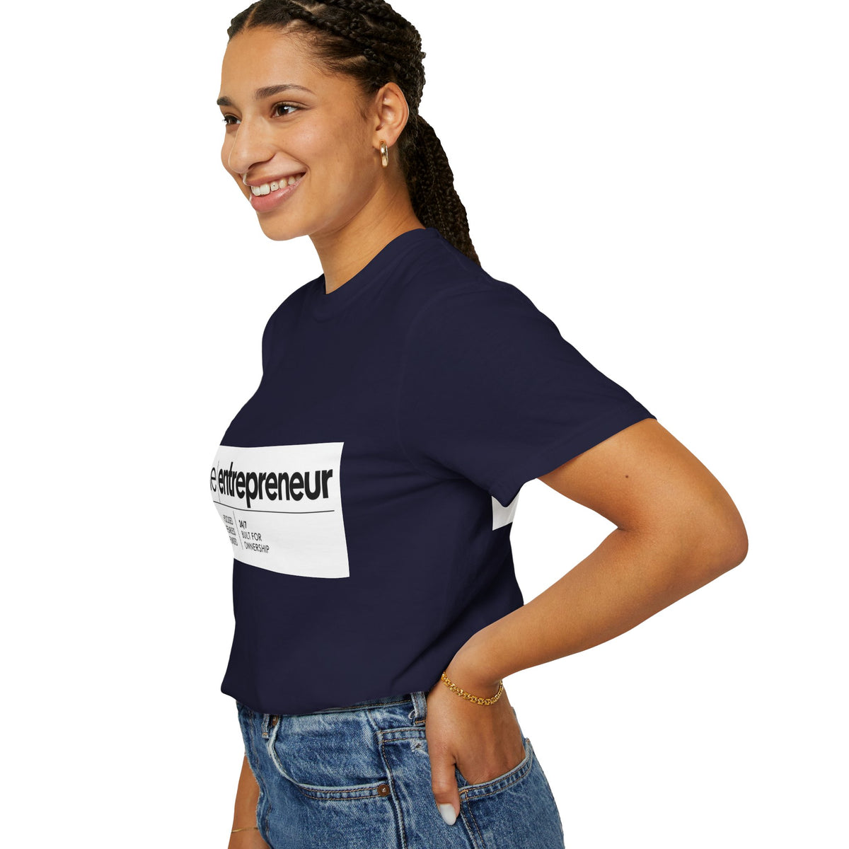 The Entrepreneur Garment-Dyed T-Shirt — Focused, Fearless, Funded Business Owner Tee