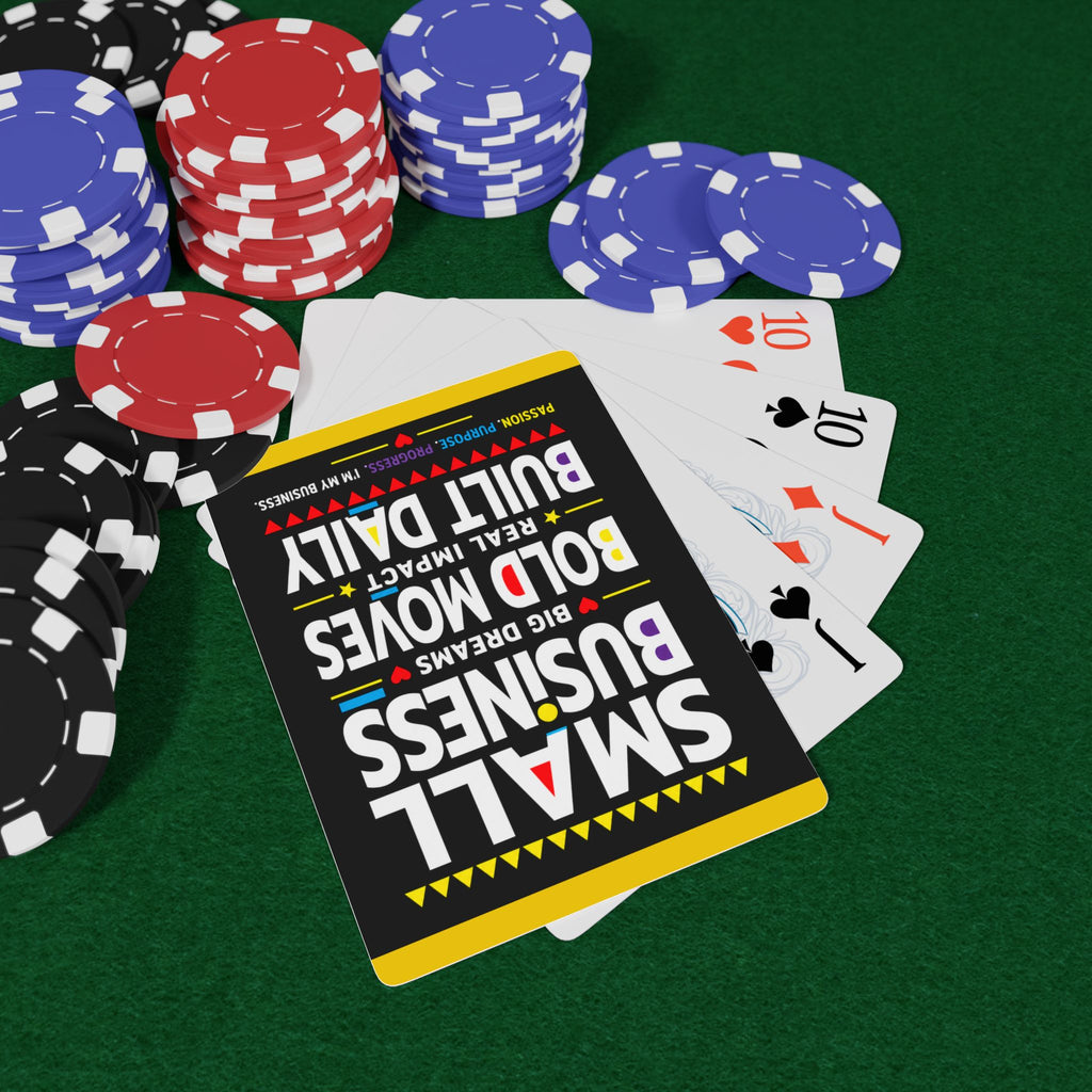 Small Business, Big Dreams Playing Cards | Motivational Entrepreneur Poker Deck