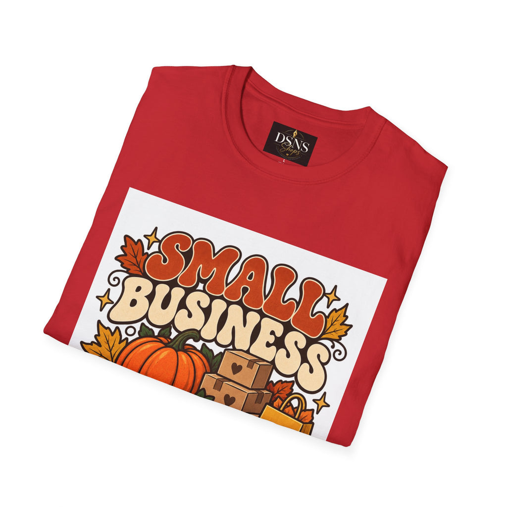 Small Business Big Harvest Graphic T-Shirt — Retro Fall Entrepreneur Tee