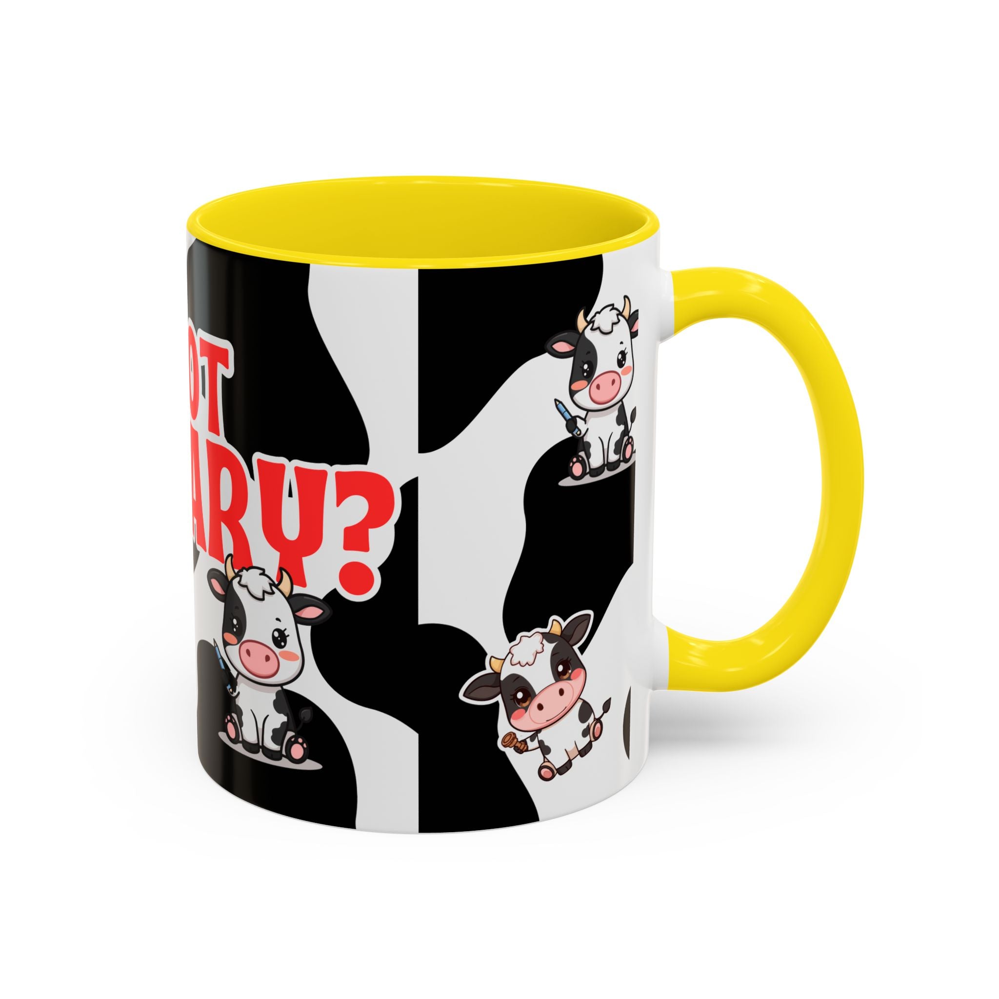 Got Notary? Cow Print Accent Coffee Mug | Funny Notary Public Gift | 11oz & 15oz