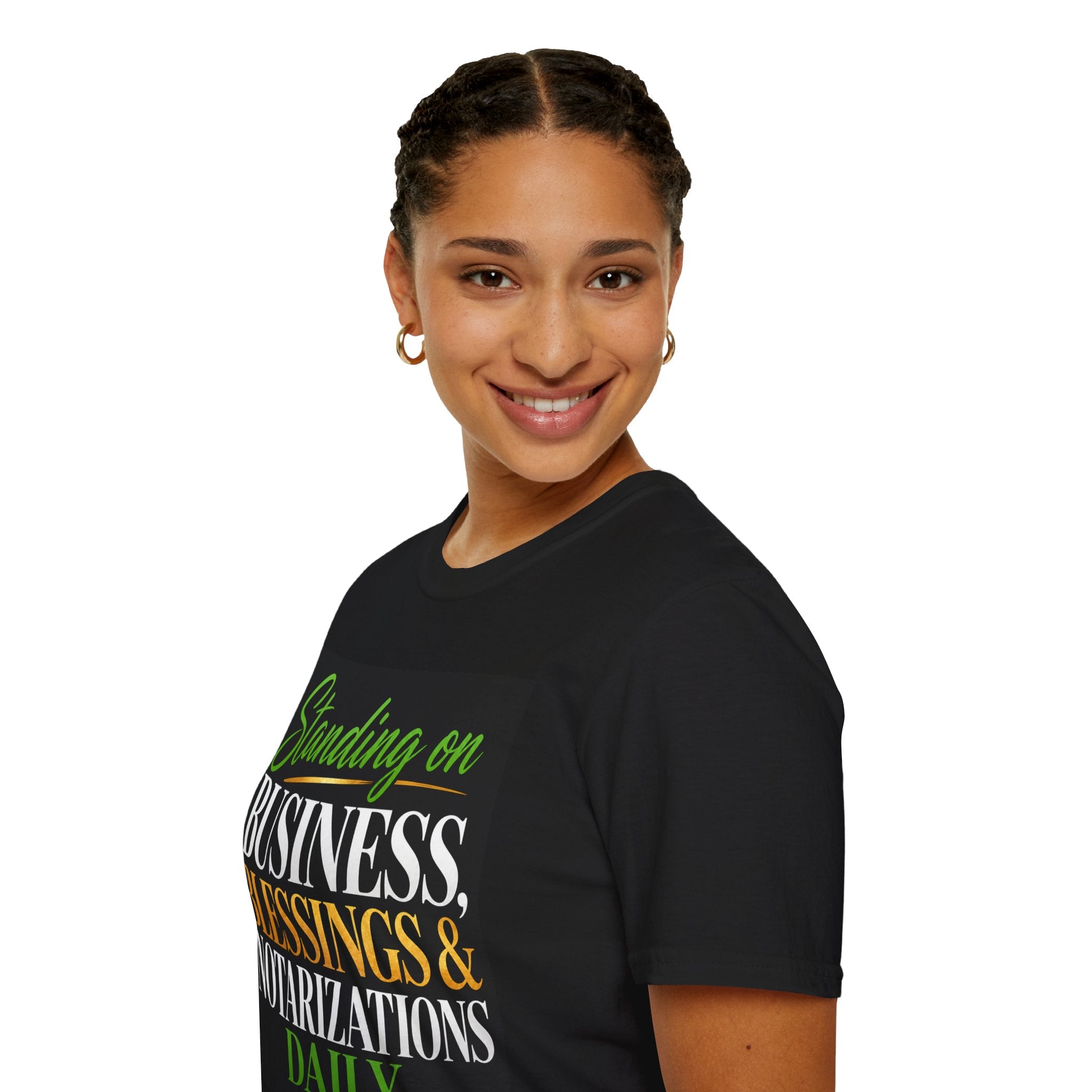 Standing on Business, Blessings & Notarizations Daily™ Unisex Softstyle T-Shirt