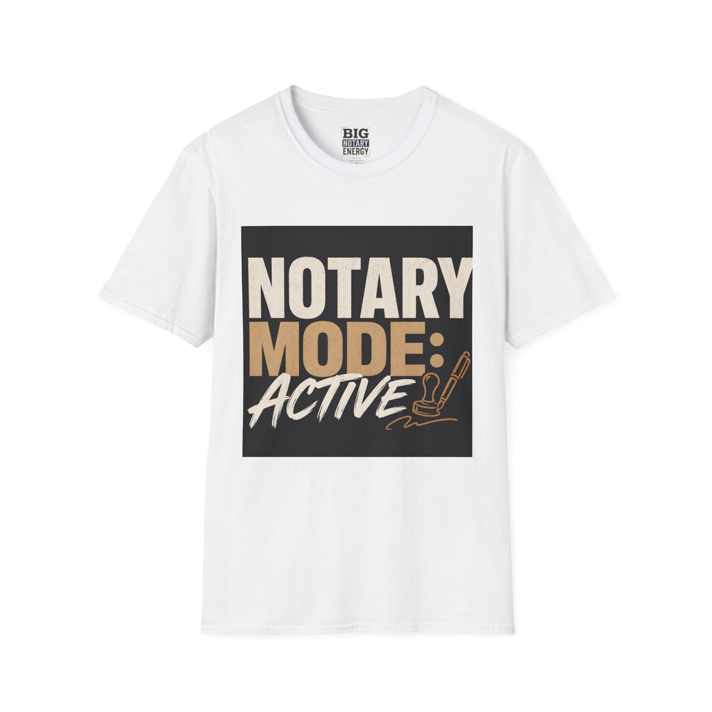 🔥 Notary Mode: Active — “I Secure Signatures” Notary Tee