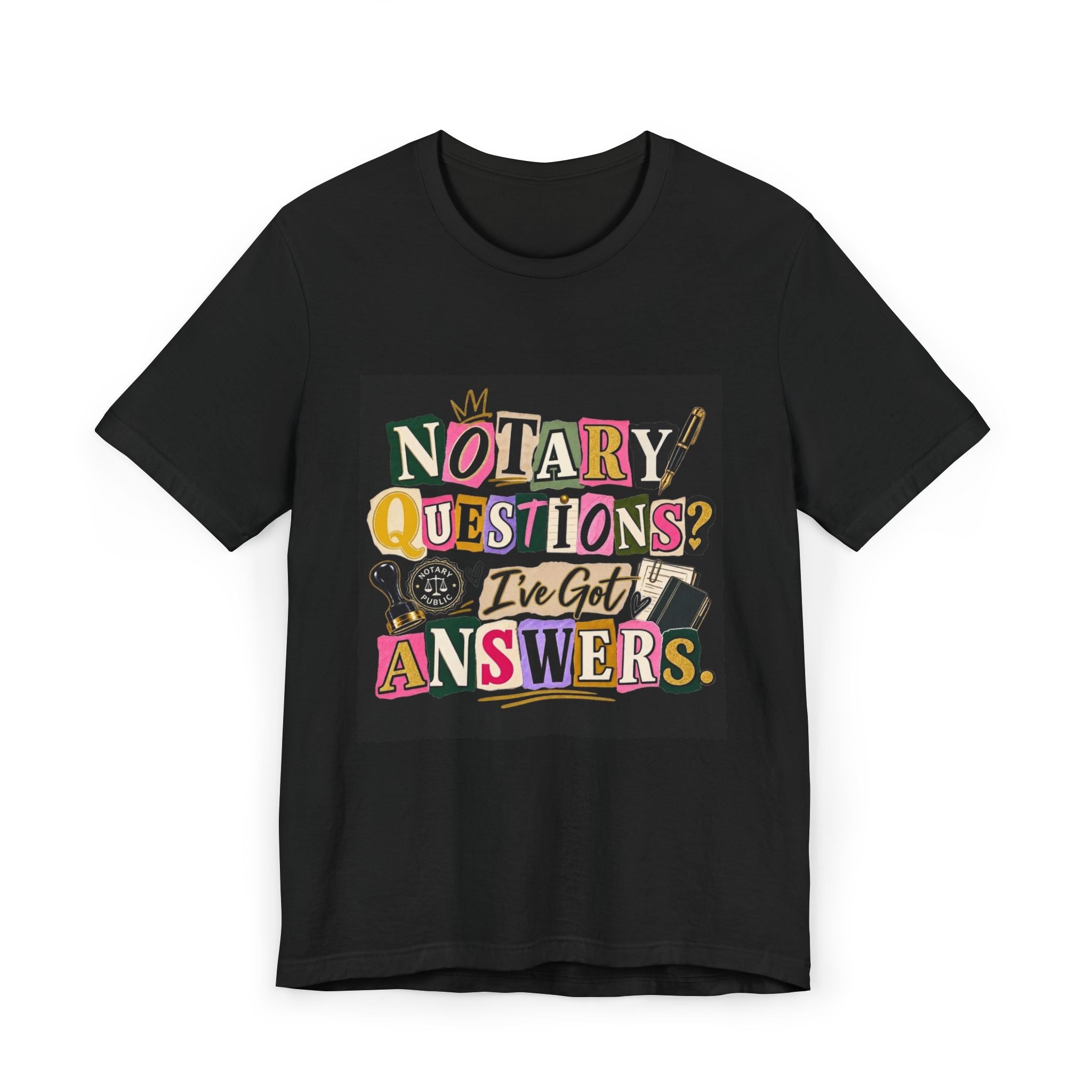 Peace, Love & Notarizations T-Shirt | Retro Notary Public Tee | Gift for Mobile Notaries & Loan Signing Agents