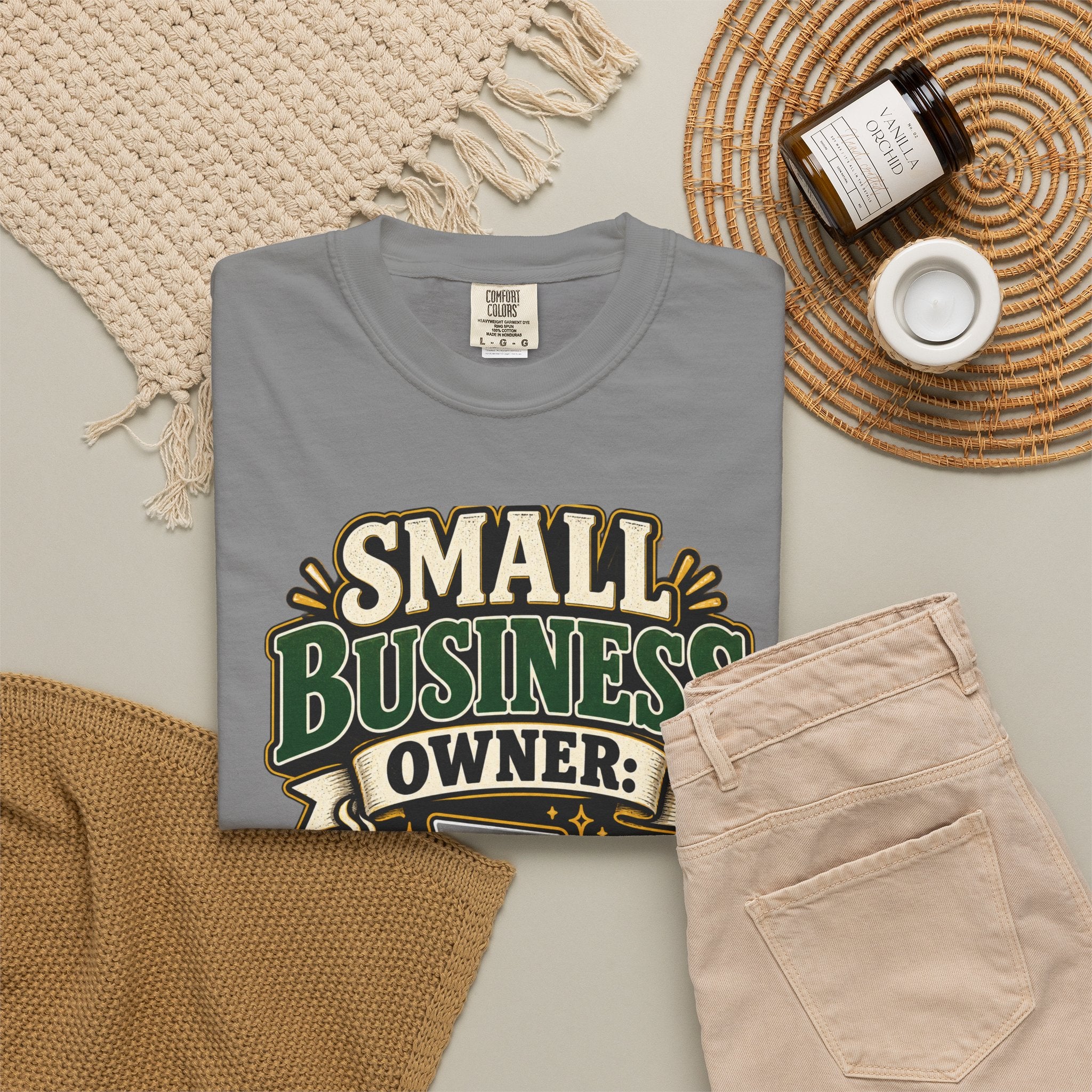 Small Business Owner Funny T-Shirt — “Because One Job Wasn’t Stressful Enough” Graphic Tee