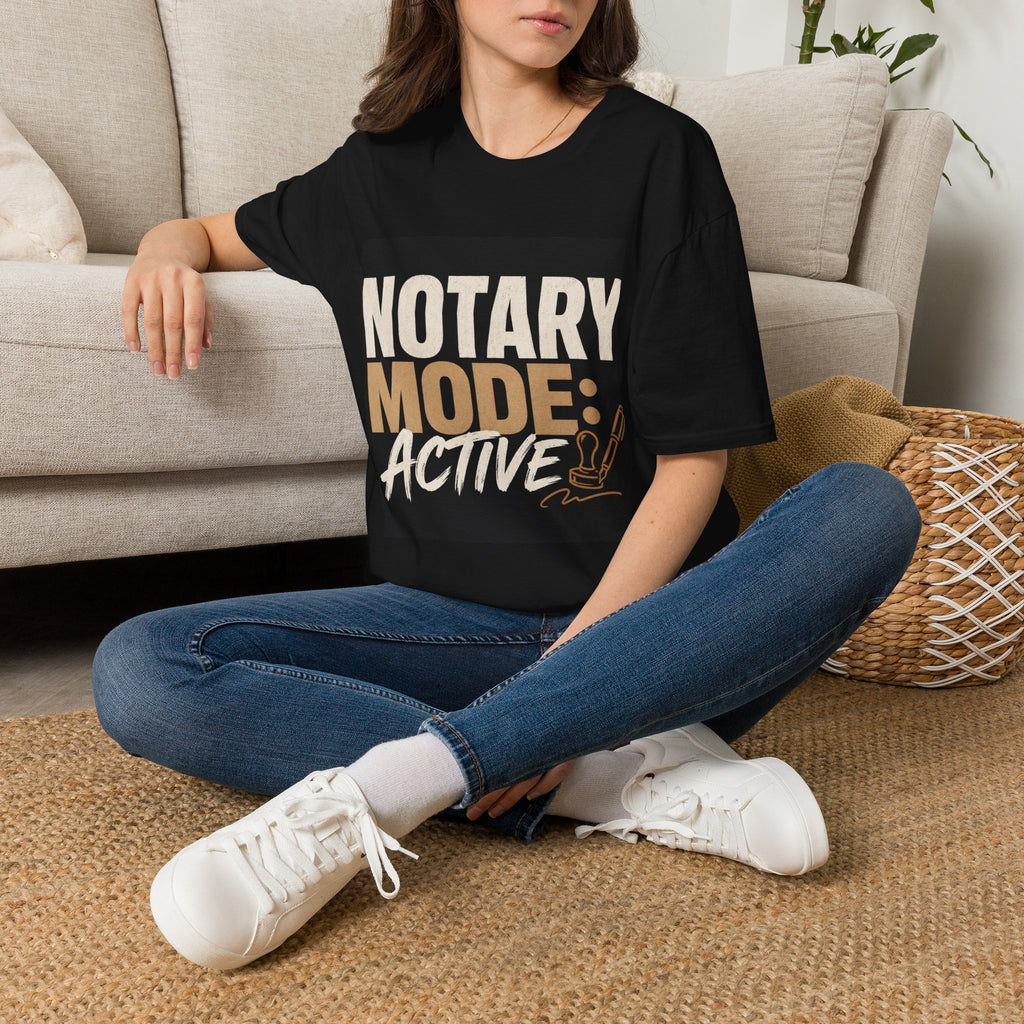 🔥 Notary Mode: Active — “I Secure Signatures” Notary Tee