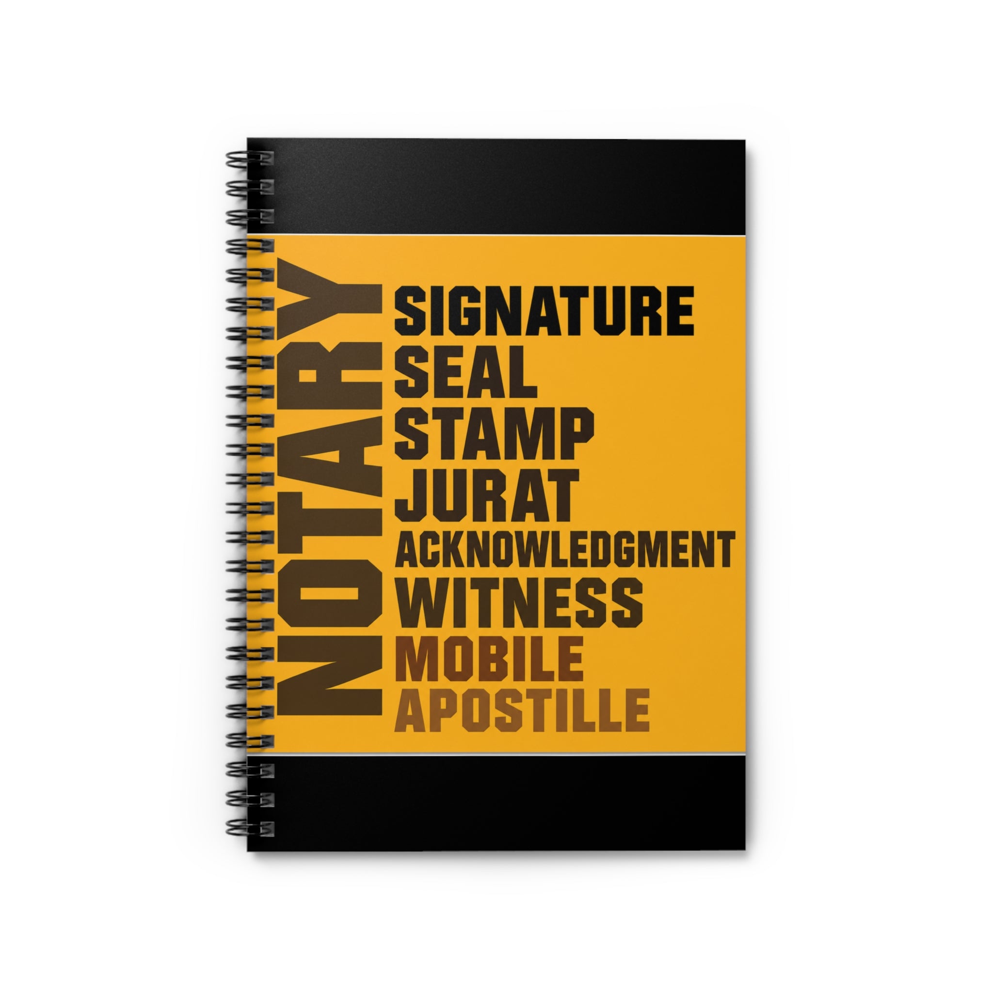 Notary Mode Spiral Notebook | Mobile Notary & Signing Agent Journal