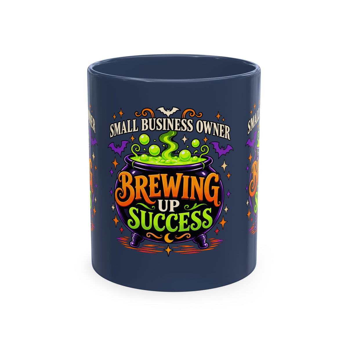 Brewing Up Success Mug | Small Business Owner Halloween Ceramic Coffee Cup