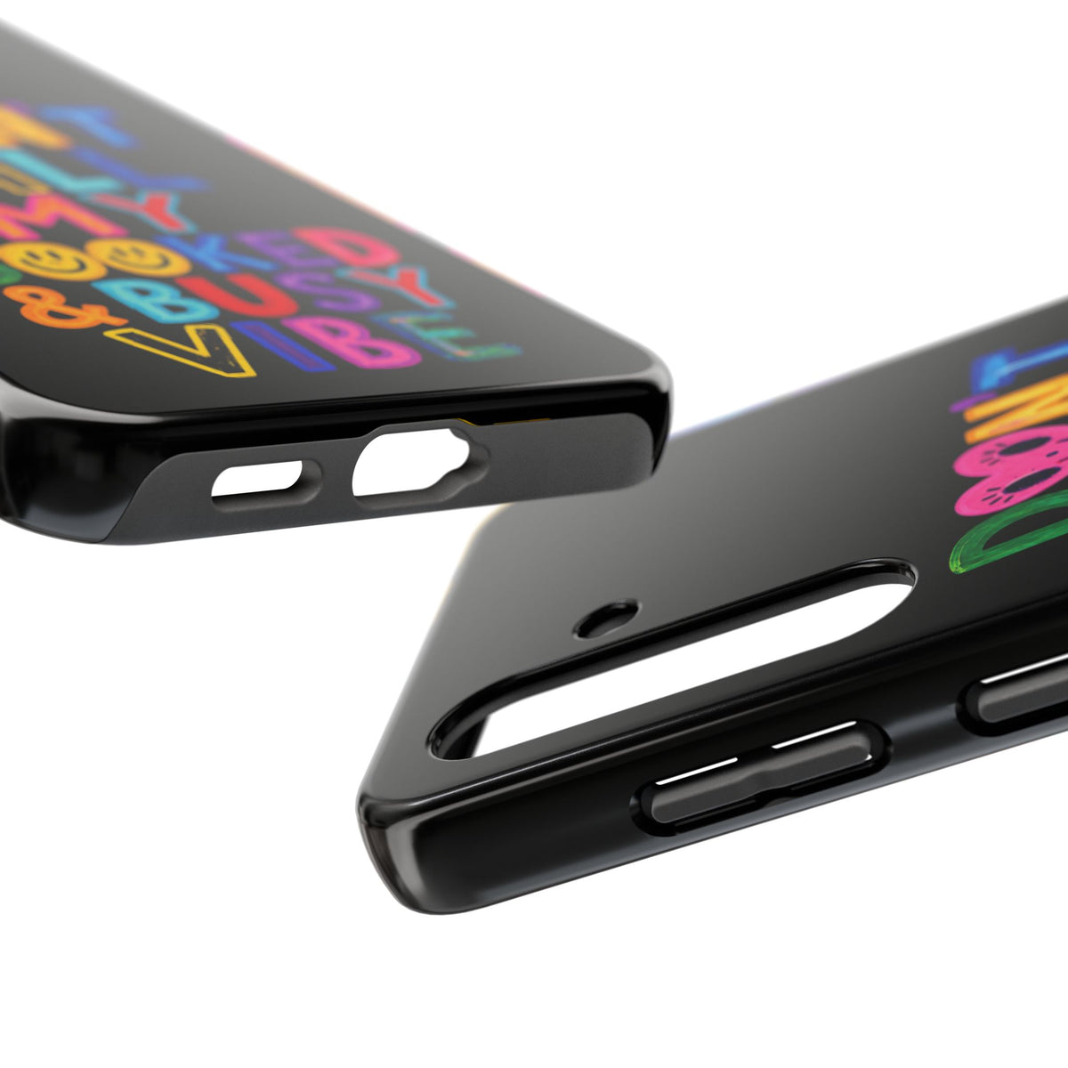 Tough Phone Case — “Don’t Kill My Booked & Busy Vibe” Colorful Protective Cover