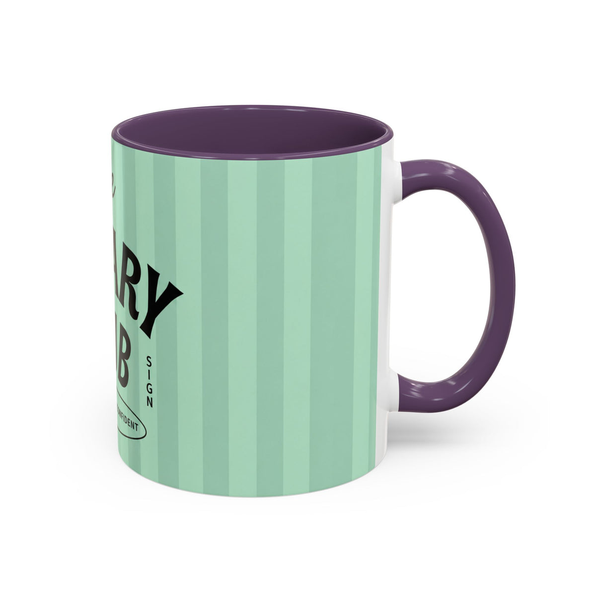 The Notary Club Accent Coffee Mug — Commissioned & Confident Notary Public Gift