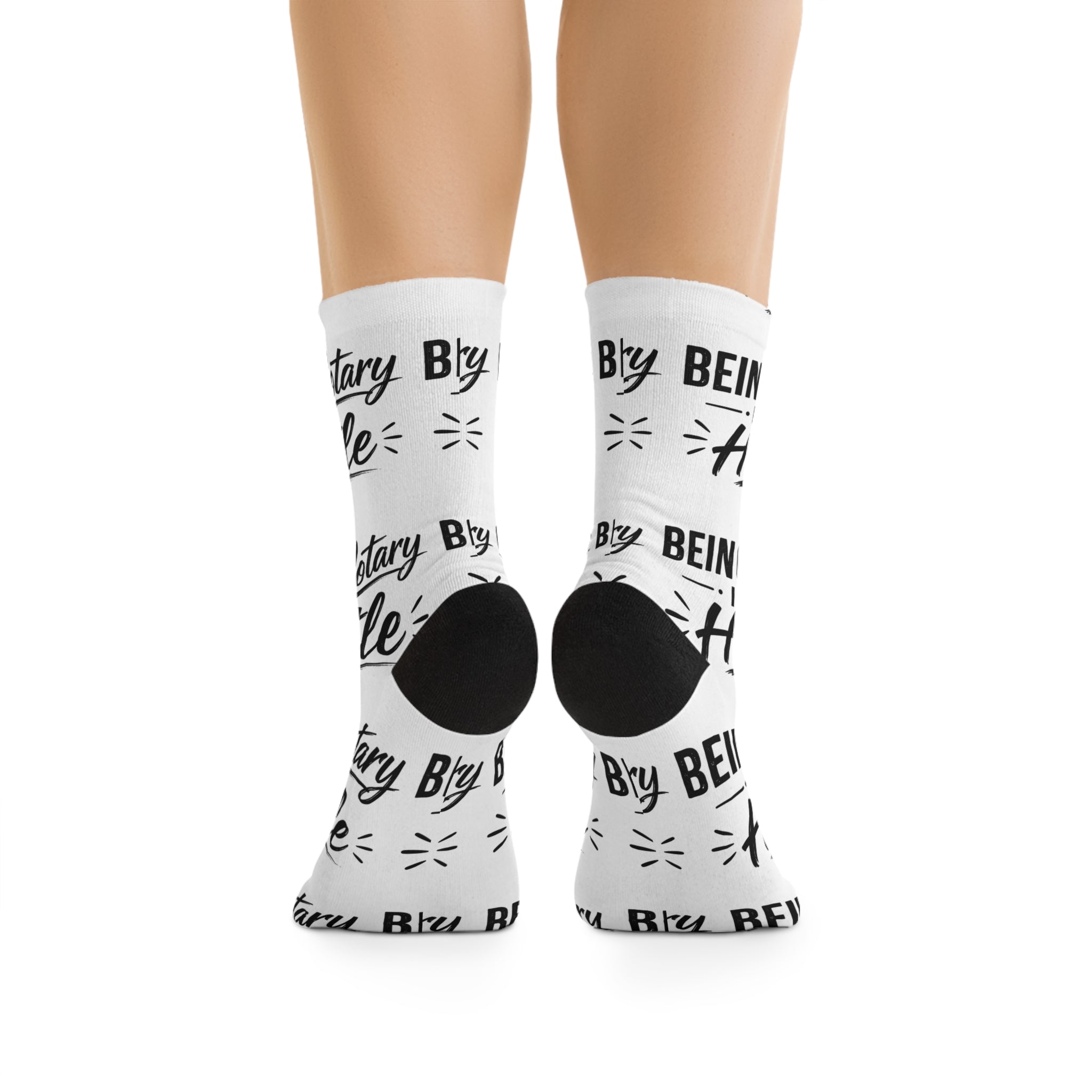 Being a Notary Is My Hustle Crew Socks ✍🏽