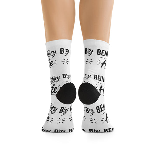 Being a Notary Is My Hustle Crew Socks ✍🏽