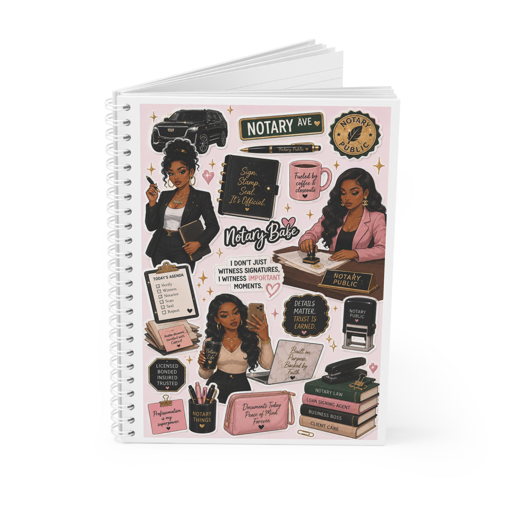 Professional Notebook for Notaries & Entrepreneurs — Notary Journal