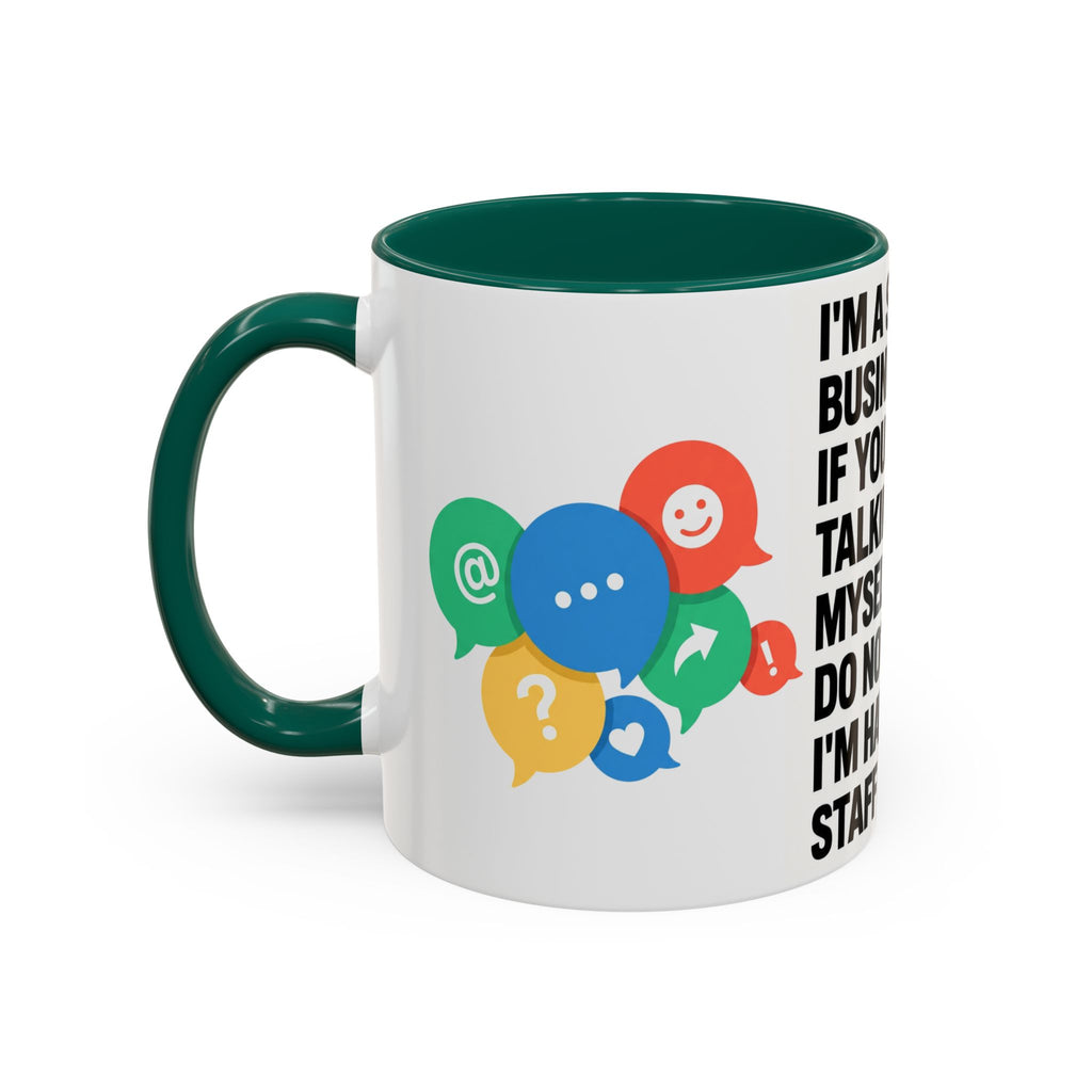 Small Business Owner Staff Meeting Mug — Funny Entrepreneur Coffee Cup