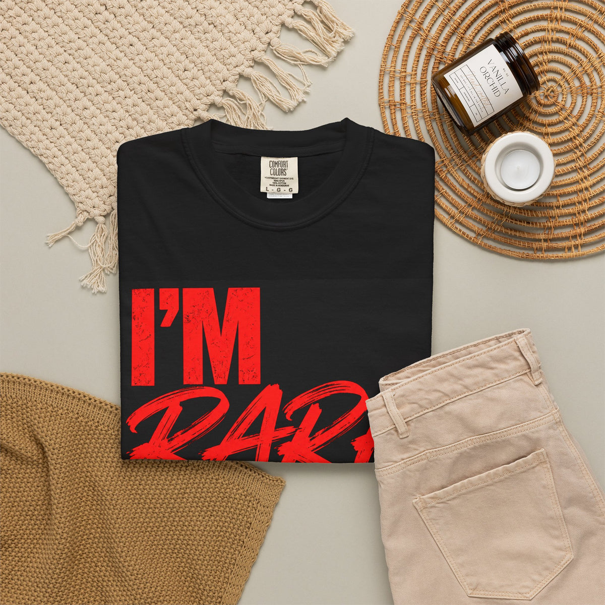 ❤️ I'm Rare on Purpose Heavyweight Graphic Tee