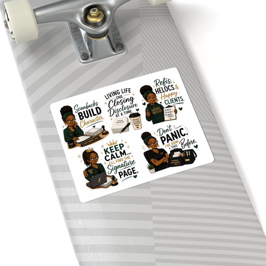 Loan Signing Agent Sticker Pack | Funny Notary & LSA Vinyl Stickers