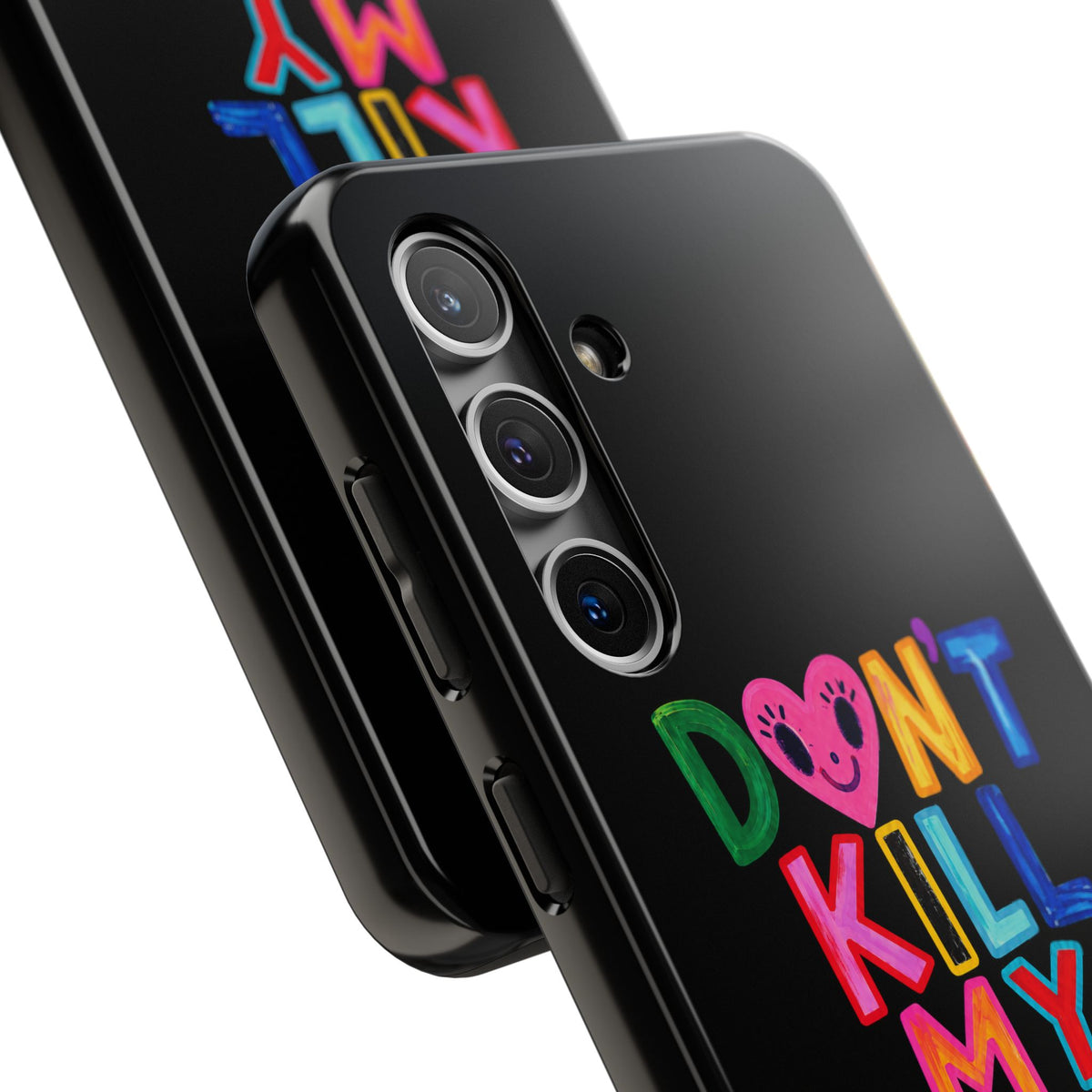 Tough Phone Case — “Don’t Kill My Booked & Busy Vibe” Colorful Protective Cover