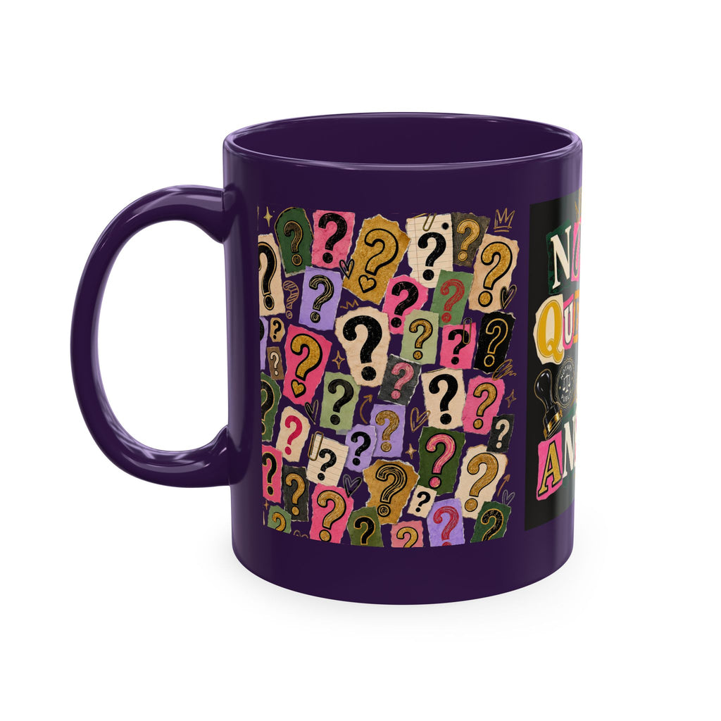 Notary Questions? I’ve Got Answers Ceramic Mug — Colorful Notary Public Coffee Cup