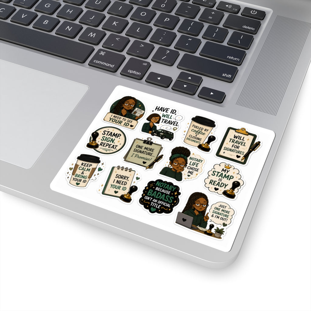 I Need to See Your ID Vinyl Sticker | Funny Notary Sticker | Mobile Notary Decal | Notary Public Laptop Sticker | Business Owner Gift