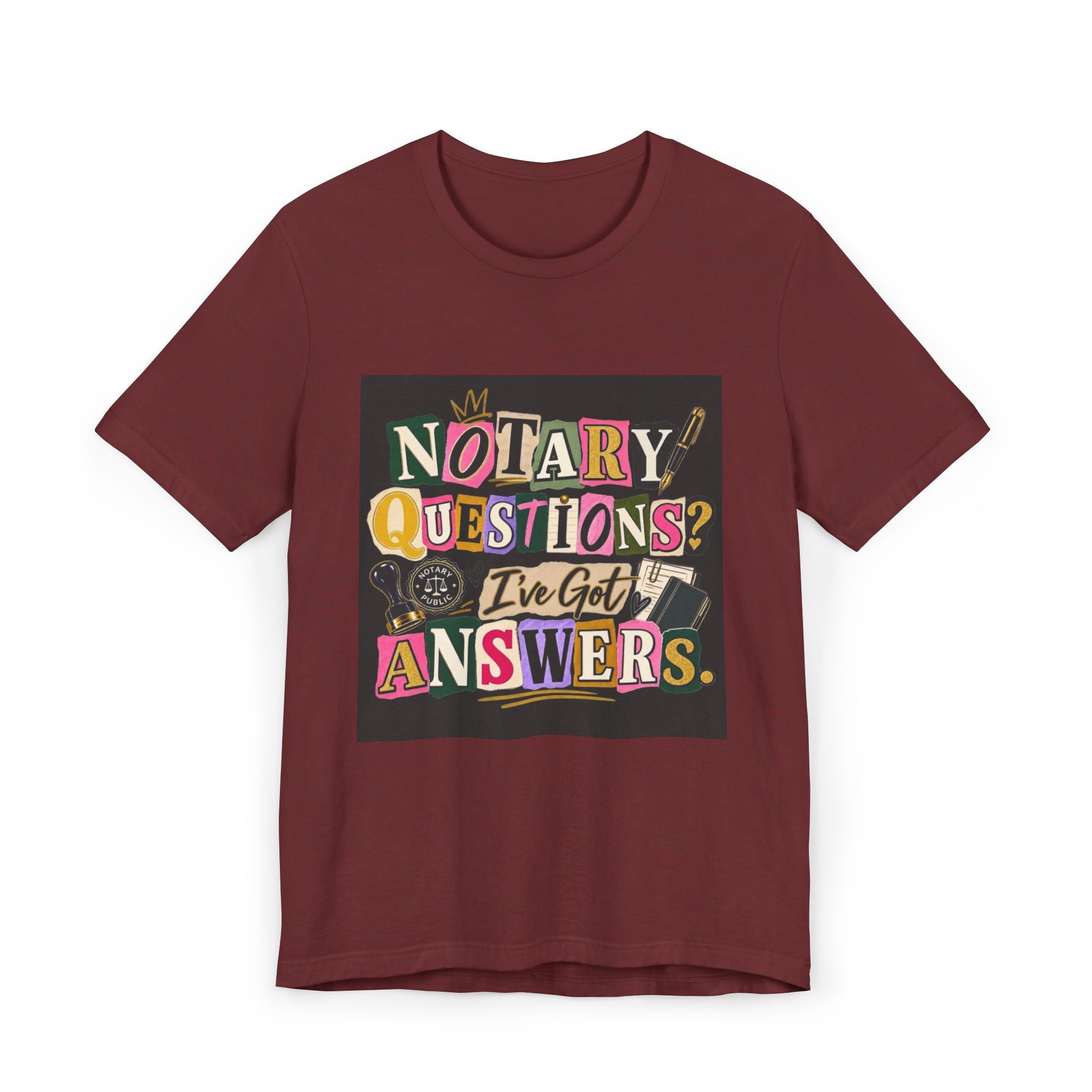 Peace, Love & Notarizations T-Shirt | Retro Notary Public Tee | Gift for Mobile Notaries & Loan Signing Agents