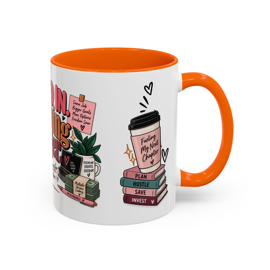 Clocked In, Dreaming Bigger Ceramic Mug — Side Hustle & Entrepreneur Coffee Cup