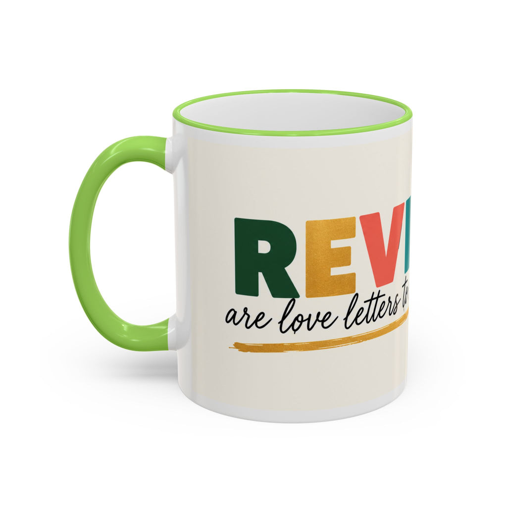 Reviews Are Love Letters to Small Businesses Mug — Entrepreneur Gift, Small Business Owner Coffee Cup