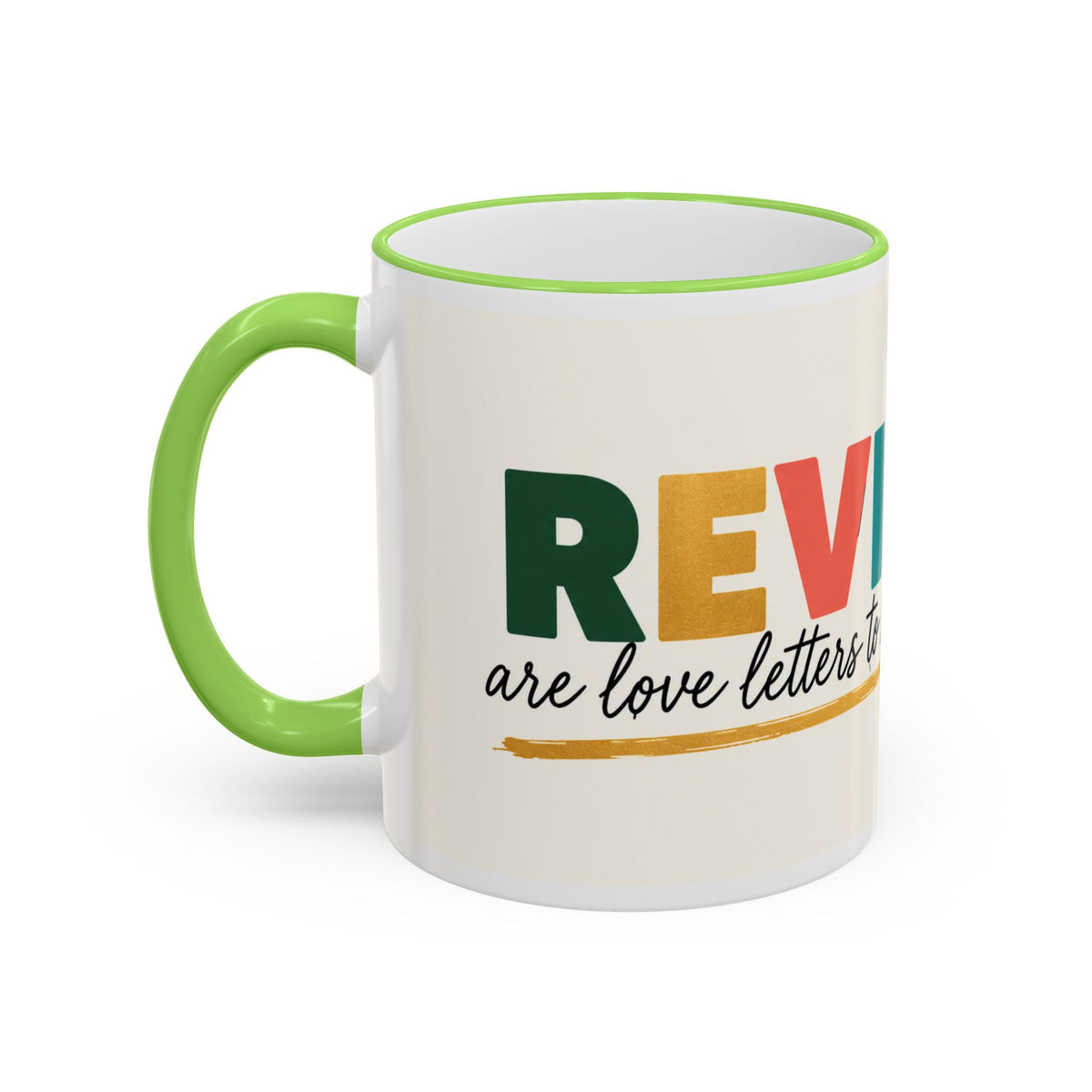 Reviews Are Love Letters to Small Businesses Mug — Entrepreneur Gift, Small Business Owner Coffee Cup