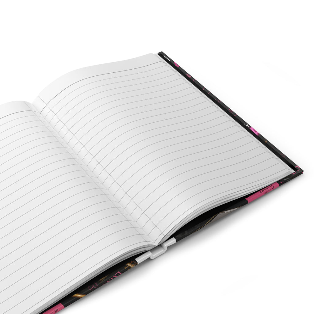 Comeback Era Hardcover Journal | Pink & Gold Motivational Notebook for Women