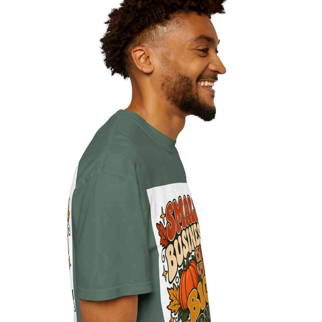 Small Business Big Harvest T-Shirt — Fall Entrepreneur Garment-Dyed Tee
