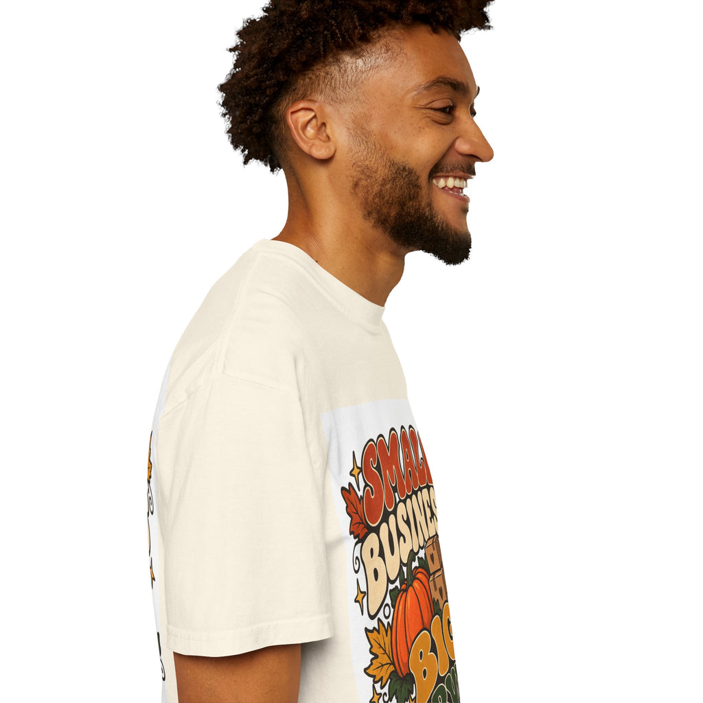 Small Business Big Harvest T-Shirt — Fall Entrepreneur Garment-Dyed Tee