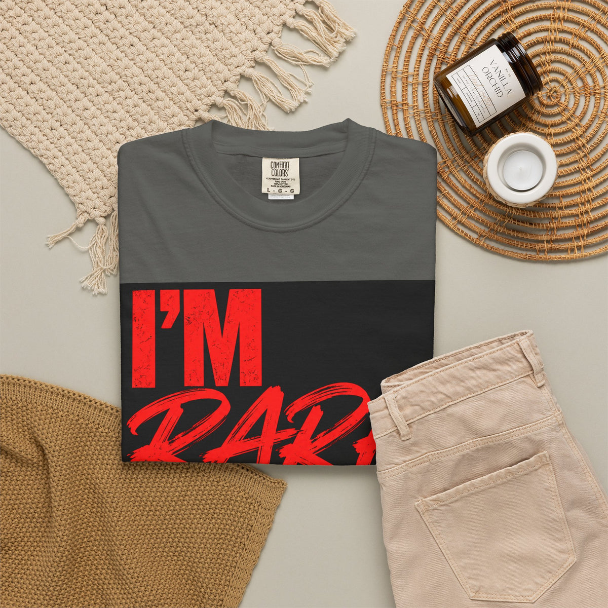 ❤️ I'm Rare on Purpose Heavyweight Graphic Tee
