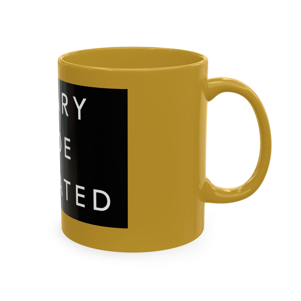 Notary Mode Activated Ceramic Mug — Funny Notary Gift, Office Coffee Cup