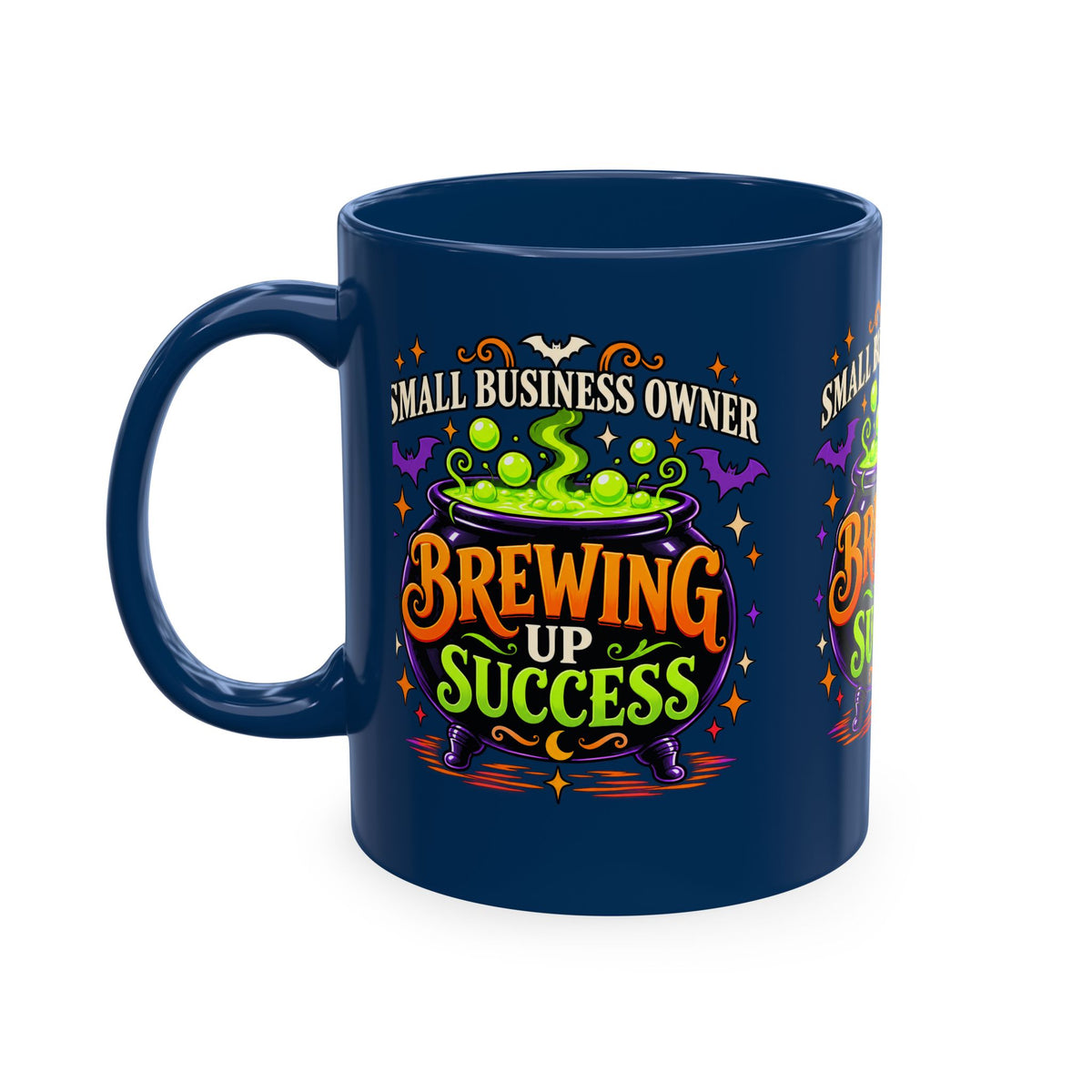 Brewing Up Success Mug | Small Business Owner Halloween Ceramic Coffee Cup