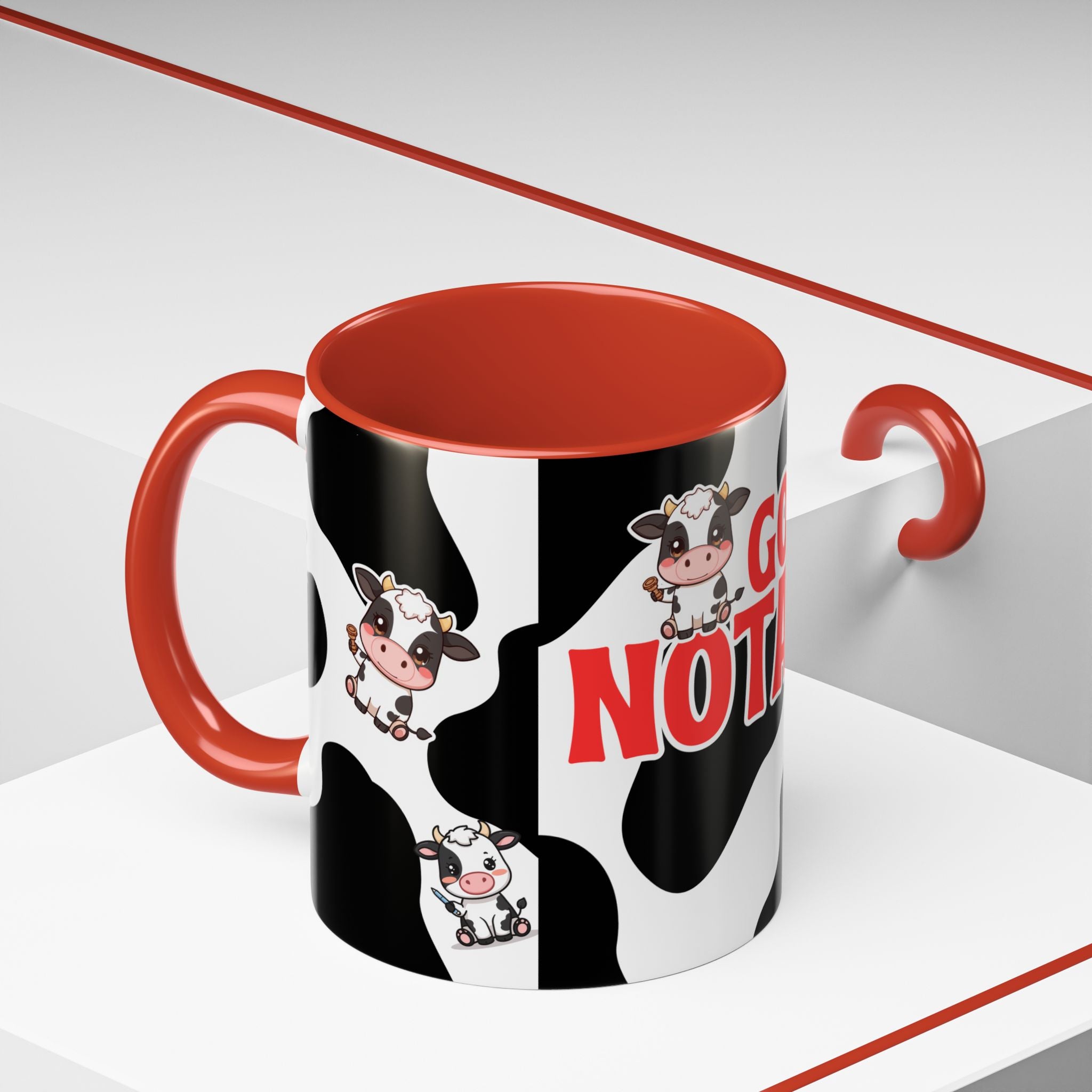 Got Notary? Cow Print Accent Coffee Mug | Funny Notary Public Gift | 11oz & 15oz