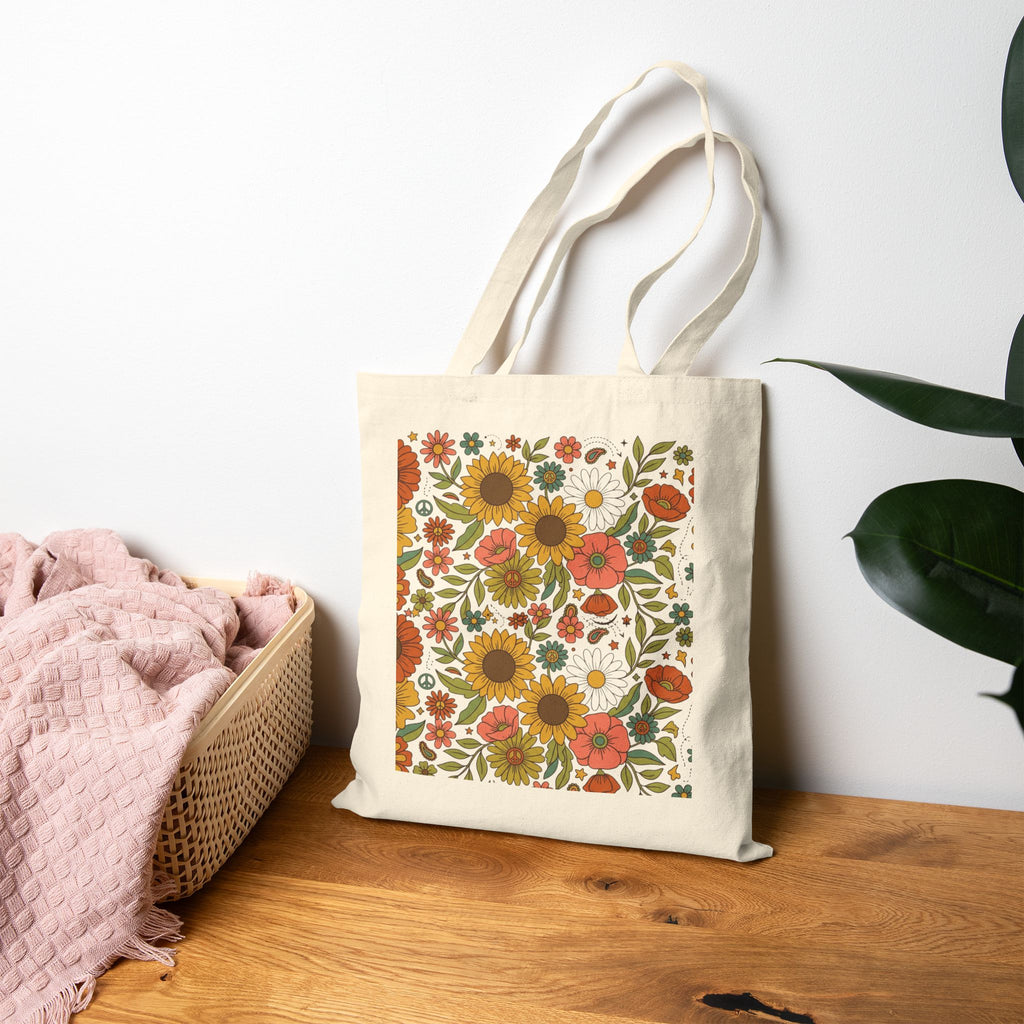 Peace, Love & Notarizations Canvas Tote Bag ☮️❤️🖋️