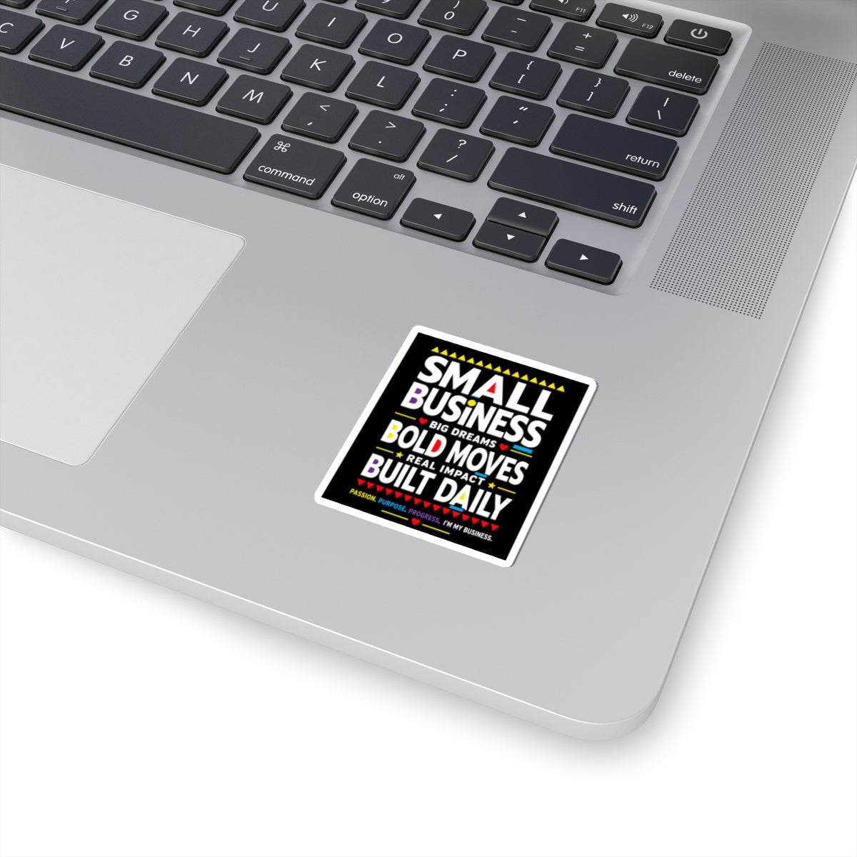 Small Business. Big Dreams. Bold Moves. Kiss-Cut Sticker | Motivational Entrepreneur Decal | Business Owner Laptop Sticker | Legacy Builder Vinyl Sticker
