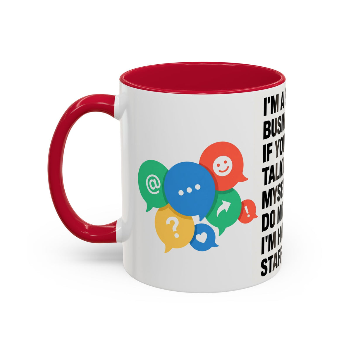 Small Business Owner Staff Meeting Mug — Funny Entrepreneur Coffee Cup