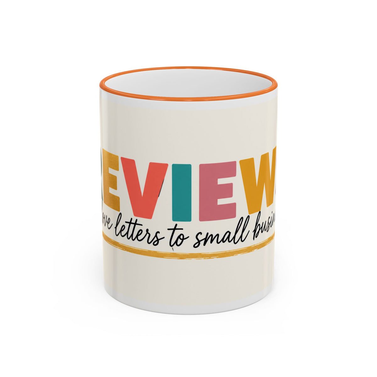 Reviews Are Love Letters to Small Businesses Mug — Entrepreneur Gift, Small Business Owner Coffee Cup