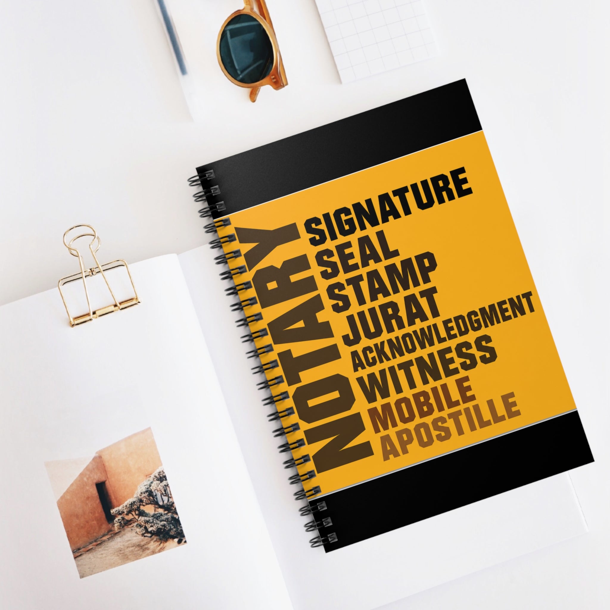 Notary Mode Spiral Notebook | Mobile Notary & Signing Agent Journal
