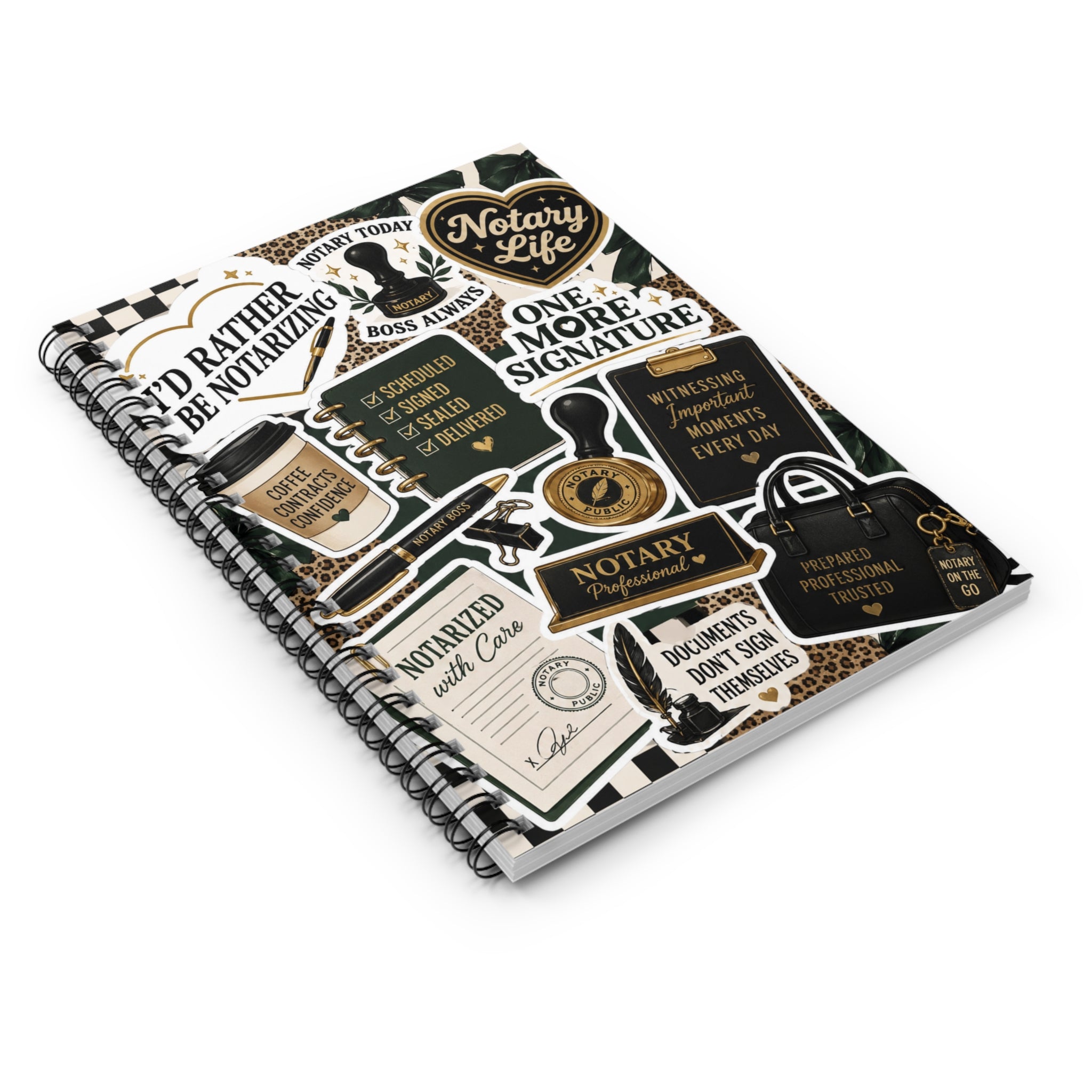 Notary Life Spiral Notebook | Ruled Journal for Mobile Notaries & Loan Signing Agents
