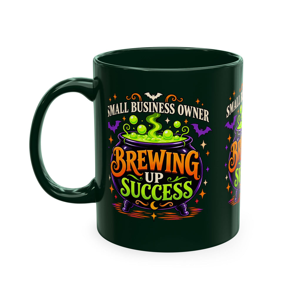 Brewing Up Success Mug | Small Business Owner Halloween Ceramic Coffee Cup