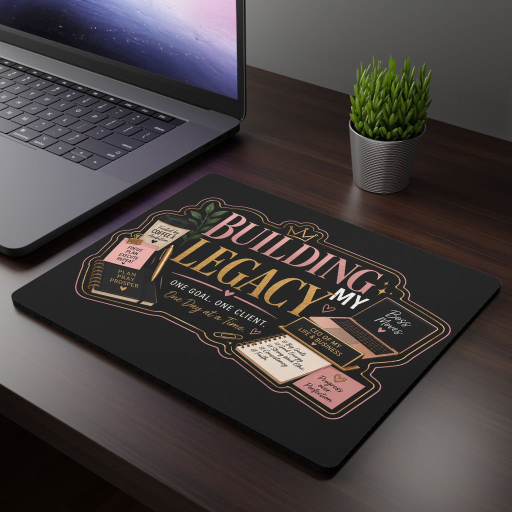Building My Legacy Inspirational Mouse Pad